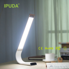 Lampe de lecture flexible sans fil portative de protection des yeux avec port de charge micro usb